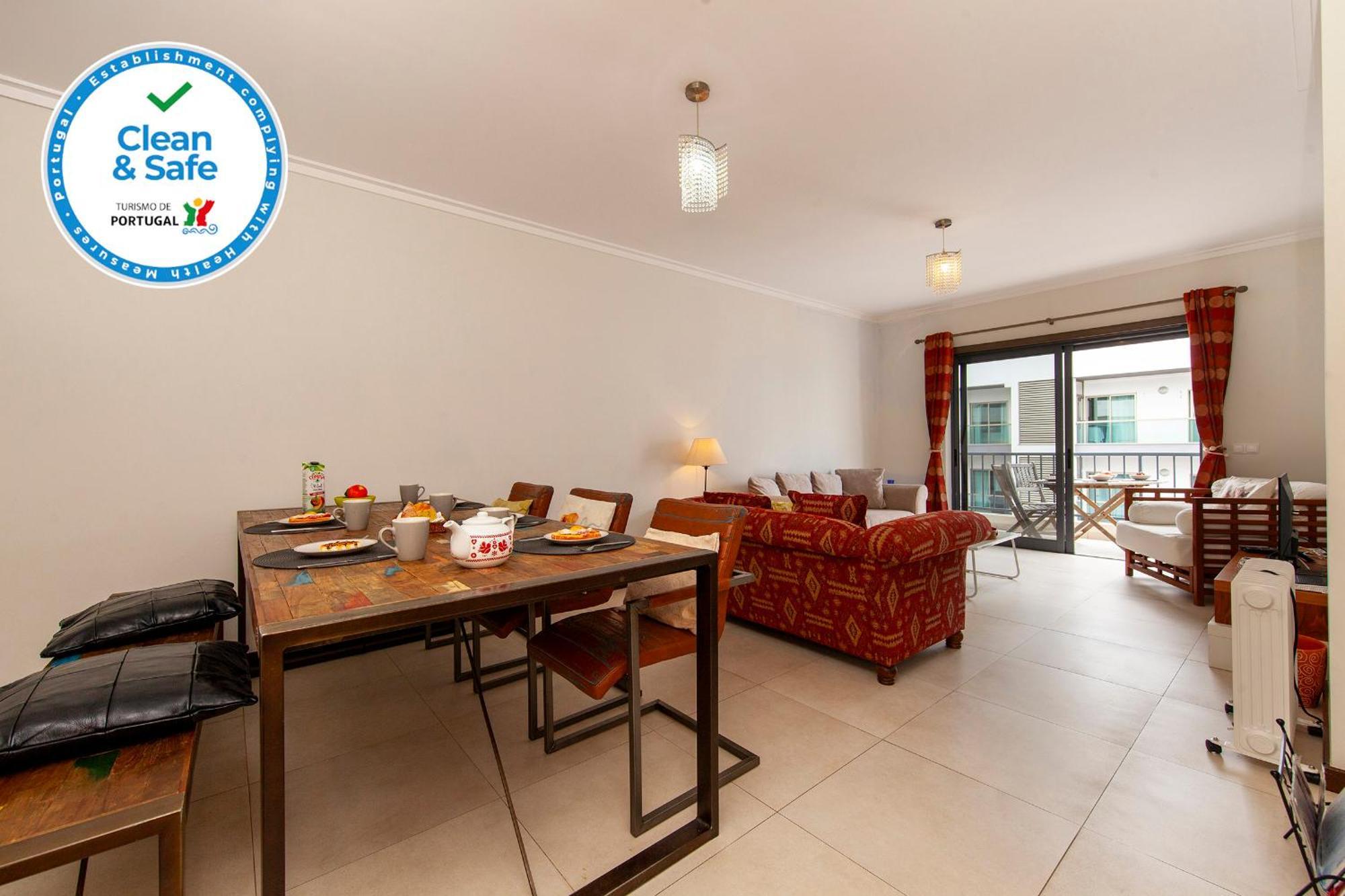 B04 - Luxury 2 Bed W Terrace Pool Apartment Lagos Luaran gambar